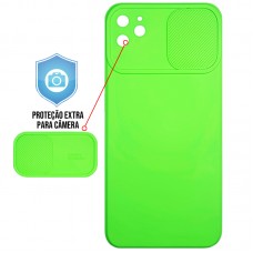 Capa para iPhone 12 Mini - Emborrachada Cam Protector Verde